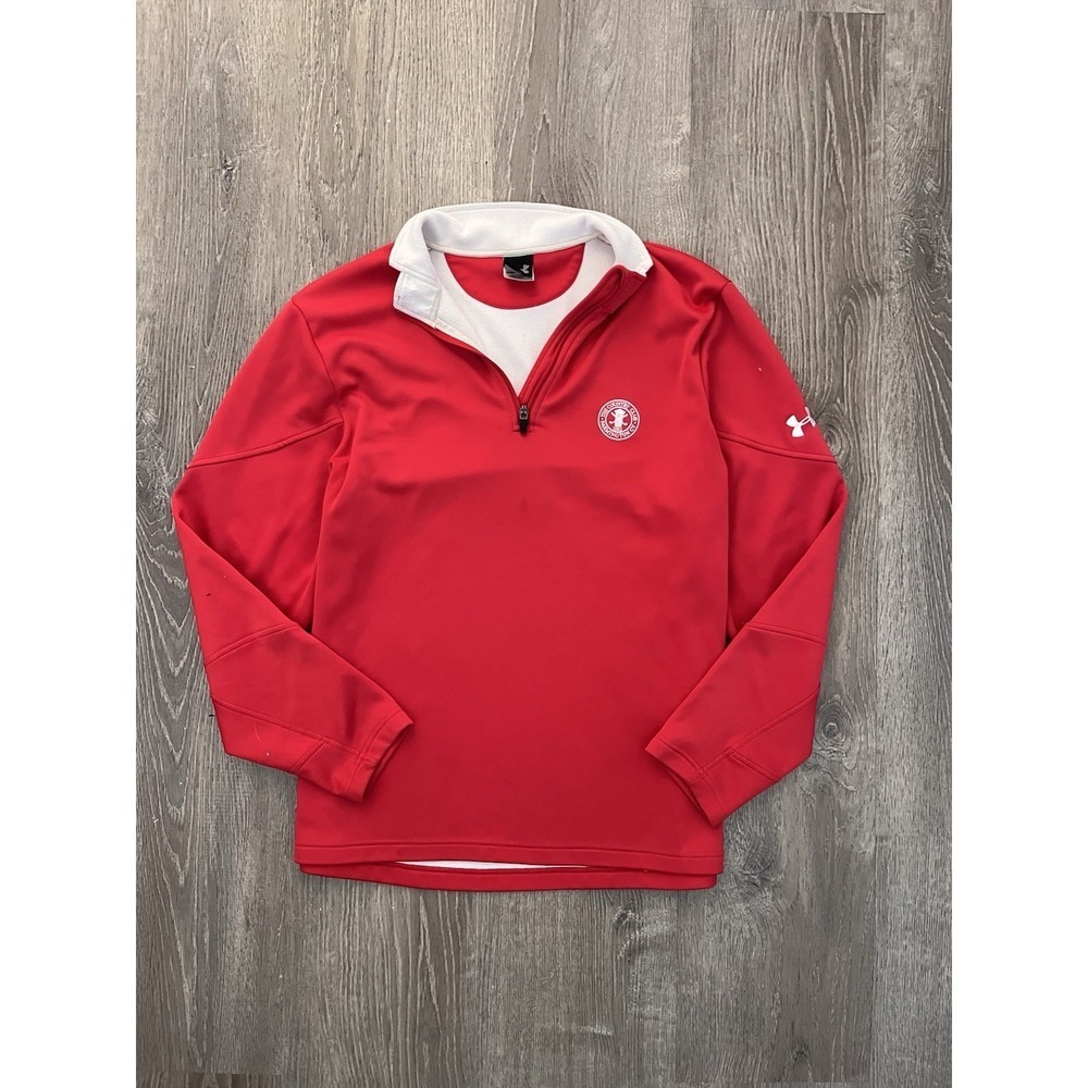 Under Armour Men's Active Jacket Large Long Sleeve Color Red